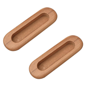 Poignée en bois d'acacia Boutons d'armoire en bois d'excellente qualité Poignée d'armoire en bois de style naturel - Product Image 1