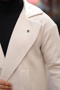 Manteau long matelassé à capuche pour homme, style poncho, parka d'hiver épaisse et chaude, vêtement d'extérieur décontracté réversible pour temps froid, vente en gros - Product Image 5