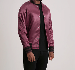 Blouson aviateur en toile ample d'inspiration vintage pour unisexe avec logo à glissière sur le devant imperméable et coupe-vent - Product Image 5