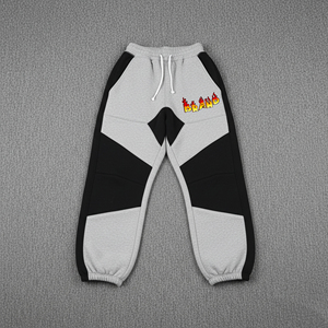 กางเกงผ้าแคนวาสผู้ชายสไตล์สตรีทแวร์ลำลอง สกรีนโลโก้ตามสั่ง ขายส่ง ผ้าฝ้าย 100% ระบายอากาศได้ดี เป็นมิตรกับสิ่งแวดล้อม ทรงหลวมโอเวอร์ไซส์ ทรงตรง - Product Image 5