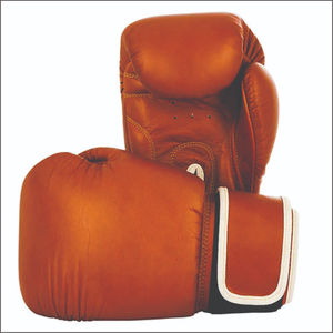 Gants de boxe blancs Winning en cuir véritable, à lacets, avec logo personnalisé, vente en gros, prix raisonnable, unisexe, pour adultes - Product Image 5