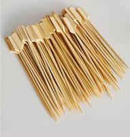 Brochette de haute qualité à bas prix 20cm 30 Cm 40 Cm 50 Cm bâtonnets de brochette en bambou manuels pour barbecue