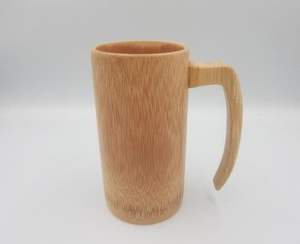 Nordic Style Handmade Wooden Mug Portable Natural Wood <b>Cup</b> for Coffee Tea and Milk Classic Design for <b>Camping</b> Business Gifts - Product Image 2