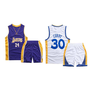 Ensemble de maillots de basket-ball sans manches 100% polyester, ensembles d'uniformes d'équipe, imprimés par sublimation, personnalisés, respirants, à séchage rapide - Product Image 2