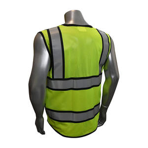 Gilet de sécurité pour hommes, fabrication en usine, matériau respirant sur mesure, gilet de sécurité coupe ajustée pour hommes - Product Image 2