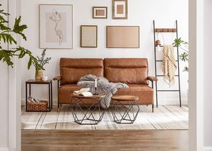 Modern Luxury Wooden Top Coffee <b>Table</b> Set <b>2</b>-Piece Nesting Design <b>for</b> Living Room Unique Luxury Furniture with Metal Frame - Product Image 6