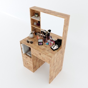 Commode minimaliste avec pieds en acier inoxydable et armoire en chêne MDF BTD68042 - Product Image 5