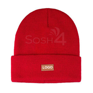 Premium Quality 100% Wool Custom Color Low Price Unisex Beanies Hats Wholesale OEM Service Latest Design Jacquard - Product Image 3