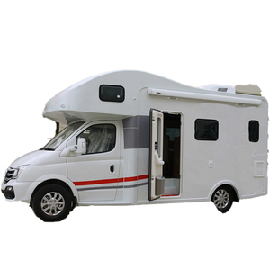 V80c 6m RV Caravana Techo alto Gran espacio Autocaravana con muebles <span class=keywords><strong>Dos</strong></span> camas dobles Inodoro Baño Ducha <span class=keywords><strong>para</strong></span> viajes familiares - Product Image 1