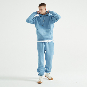 Vente en gros de vêtements de sport d'hiver personnalisables, sweat à capuche surdimensionné en dentelle, cordons 100% coton, sweat court pour femmes et hommes - Product Image 3