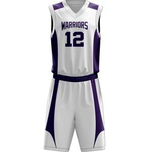 Maillots de basket-ball personnalisés OEM pour hommes, shorts, uniformes d'équipe de sublimation respirants, ensembles grande taille avec techniques imprimées - Product Image 5