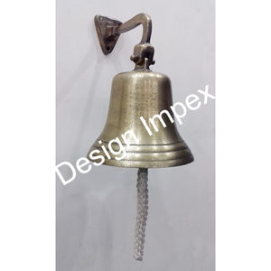 Décoration murale en forme de cloche de bateau de style nautique, thème Titanic, sonnettes de porte, événements, fêtes, décoration de la maison, cloche murale en métal - Product Image 3