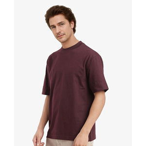 Camiseta Premium para Hombre, Corte Cuadrado, Oversize, Algodón, Hombros Caídos, Tejido Frontal de Punto, Estilo Urbano Informal, OEM, Marca Privada - Product Image 3