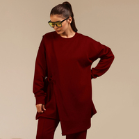 Tendances 2026 : Pulls longs en maille premium pour femmes, confortables, pour le quotidien, écologiques, respirants, export.