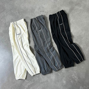 Ensemble de survêtement d'hiver épais et ample 100 % coton, pantalon de jogging, ensemble de survêtement personnalisé avec coupe-vent réfléchissant 3M - Product Image 4