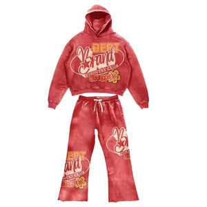 Survêtements hommes dtg dtf imprimer sweat à capuche avec fermeture éclair complète jogging ensemble slim fit deux pièces gym tenue décontracté athlétique polyester 2025 - Product Image 1