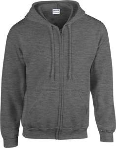 Fleece Full-zip Hoodie Hombres 100% Algodón Sudaderas con capucha Etiqueta personalizada Moda Patrón sólido Otoño ODM Servicios al por mayor - Product Image 2