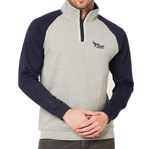 Sweat-shirts à quart de zip personnalisés OEM en coton imprimé pour hommes, vente en gros 2026 - Product Image 1