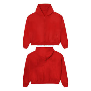 2025ใหม่เสื้อฮู้ดแฟชั่นโอเวอร์ไซส์มีซิปแนวสปอร์ตลำลองสำหรับผู้หญิงฤดูใบไม้ร่วงและฤดูหนาว - Product Image 1