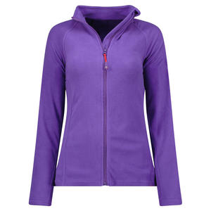 Vêtements de sport lourds pour femmes, veste polaire de luxe, veste à fermeture éclair respirante et douce avec logo personnalisé, vente en gros - Product Image 2