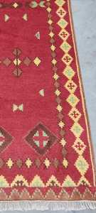 Juego de alfombras antideslizantes anudadas a mano de lujo clásico de diseño persa de lana 100%, pila de bucle de 10mm para decoración del hogar, calidad Superior - Product Image 2