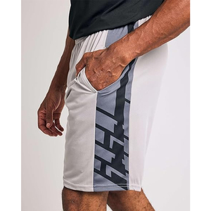 Nouveau short de sport 2 en 1 pour la course à pied à séchage rapide avec poche latérale Short de basket-ball athlétique en maille pour homme 100% polyester - Product Image 4