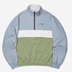 Dernier modèle de sweatshirts Offre Spéciale hommes à demi-fermeture éclair Vêtements de fitness confortables Sweatshirts à demi-fermeture éclair pour hommes - Product Image 1