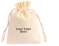 Sac à poussière en toile de coton et lin noir écologique avec logo personnalisé, motif à lettres et cordon de serrage – Solution de shopping élégante CENTIC CT-CTB014