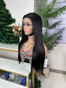 Cabello humano 100% natural de alta densidad, peluca frontal de encaje 13*4, lisa como hueso, de Vietnam. - Product Image 2