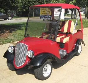 34 Old Roadster Car 48v Custom Club Car Golf Cart