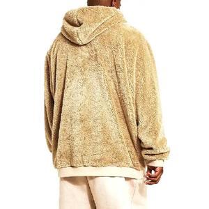 Fashion <b>Oversize</b> Fit Custom Design Men High Neck Half Zip <b>Sherpa</b> Fleece 100% Cotton Winter Embroidered Sweatshirts & <b>Hoodies</b> - Product Image 4