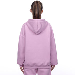 เสื้อฮู้ดสวมหัวโอเวอร์ไซส์ของผู้หญิงเสื้อกันหนาวมีซิประบายอากาศสำหรับฤดูใบไม้ร่วงและฤดูหนาว - Product Image 3