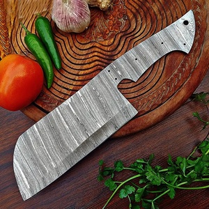 Couteau JEXMOO personnalisé fait à la main en acier Damas, lame vierge multifonctionnelle à motif goutte de pluie, avec un cadeau parfait, couteau pour usage extérieur - Product Image 5