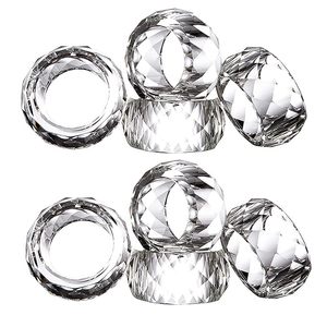 Metal cristal diamante servilletero anillo hebillas nueva decoración de vacaciones boda Navidad cena Mesa primavera fiesta impresionar a sus invitados - Product Image 3
