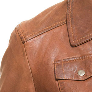 Chaqueta de Invierno para Mujer, Cuero Genuino, Alta Calidad, Liso, Relleno de Algodón, Impermeable, Transpirable, Nueva Colección 2026 - Product Image 5