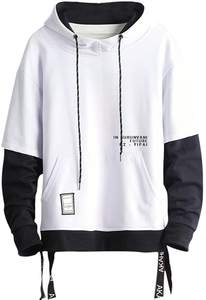 Sudadera con capucha para hombre, ropa para parte superior masculina, ajustada, de Color sólido, venta al por mayor - Product Image 6