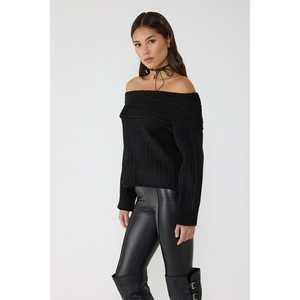 Suéter de Punto con Cuello Barco - Product Image 3