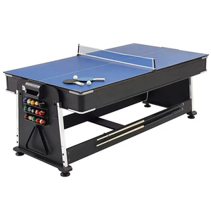 Venta de Fábrica: Mesa Multifuncional 4 en 1 de 7 pies, Mesa de Billar, Mesa de Hockey de Aire, Mesa de Ping Pong con Tablero de Comedor - Product Image 2