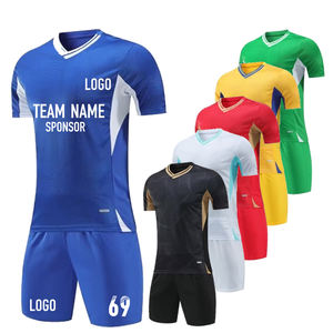 Vente en gros de maillots de football personnalisés bon marché pour collège, 15 maillots de football vierges, ensemble d'uniformes de football pour jeunes - Product Image 1