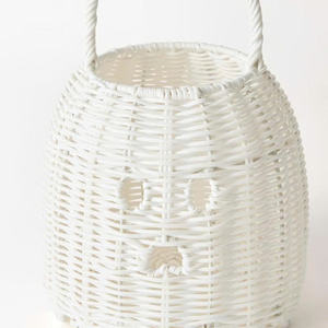 Panier d'Halloween en osier en forme de chauve-souris amusant et effrayant, fait à la main, pour le rangement des bonbons, pour les enfants et la décoration de la maison, en provenance du Vietnam - Product Image 4