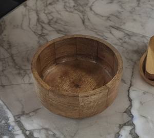 Tazón de Madera Natural para Servir, Tazón de Sopa Hecho a Mano, Decoración de Cocina para Aperitivos - Product Image 2