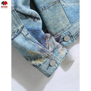 Chaqueta Vaquera Personalizada Ryan Pro Gear para Hombre, Tela Transpirable Antiarrugas con Logotipo Personalizado, ODM OEM - Product Image 5