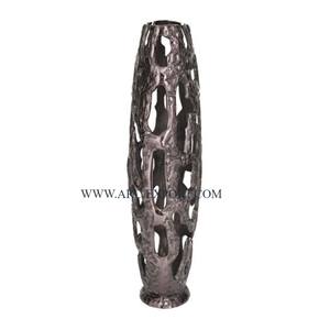 Modern Decoration Flooring <b>Flower</b> <b>Display</b> Vases and Pots Aluminum Silver Plated <b>Flower</b> Vase for Wedding Party Table <b>Flower</b> Vase - Product Image 2