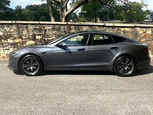 เป็นประกาย2023รุ่น Tesla S ลายสก๊อต AWD ใช้กับล้ออัลลอยด์หนังนำทางระยะไกลแพคเกจกระจกไฟเริ่มต้น - Product Image 2