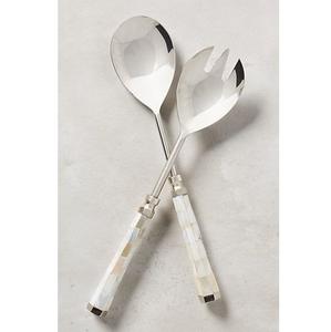 Set de 3 couteaux à fromage avec manche en résine à pois dorés Outils à fromage en acier inoxydable Accessoires de cuisine élégants et modernes Wedd - Product Image 3