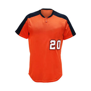 Ropa de softbol de béisbol Premium, uniforme de béisbol para adultos Unisex, transpirable, Anti-UV, secado rápido, nombre de equipo personalizado, 100% poliéster - Product Image 6