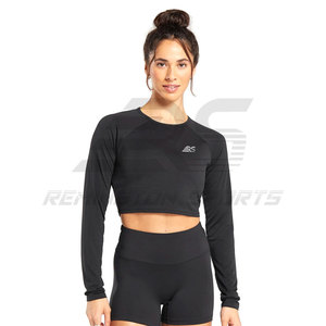 เสื้อครอปของผู้หญิงดีไซน์โดดเด่นเสื้อผ้าลำลองน้ำหนักเบาระบายอากาศได้ดี - Product Image 4