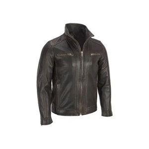 Chaqueta de cuero personalizada para hombre, más Popular de la calidad, hecha en paquistaní - Product Image 5