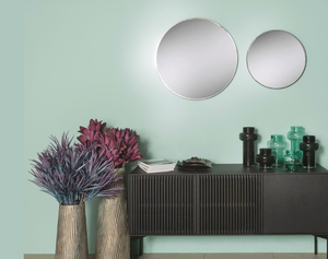 Miroir rond moderne fait à la main de 21 pouces avec cadre en métal Artisanat en métal moderne pour les occasions d'anniversaire - Product Image 2