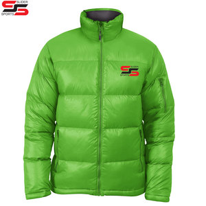 Custom Winter Puffer Jacket for Men Stand Collar Casual Outwear High Quality Coats Padded Men Jacket - Product Image 1